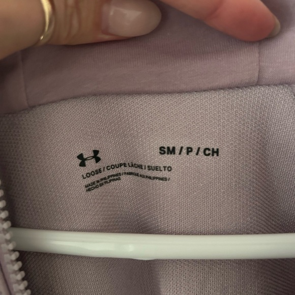 Women's Lavender Sherpa Hoodie - Picture 3 of 4